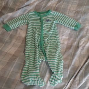 Adorable baby boy footed pajamas size 9 month